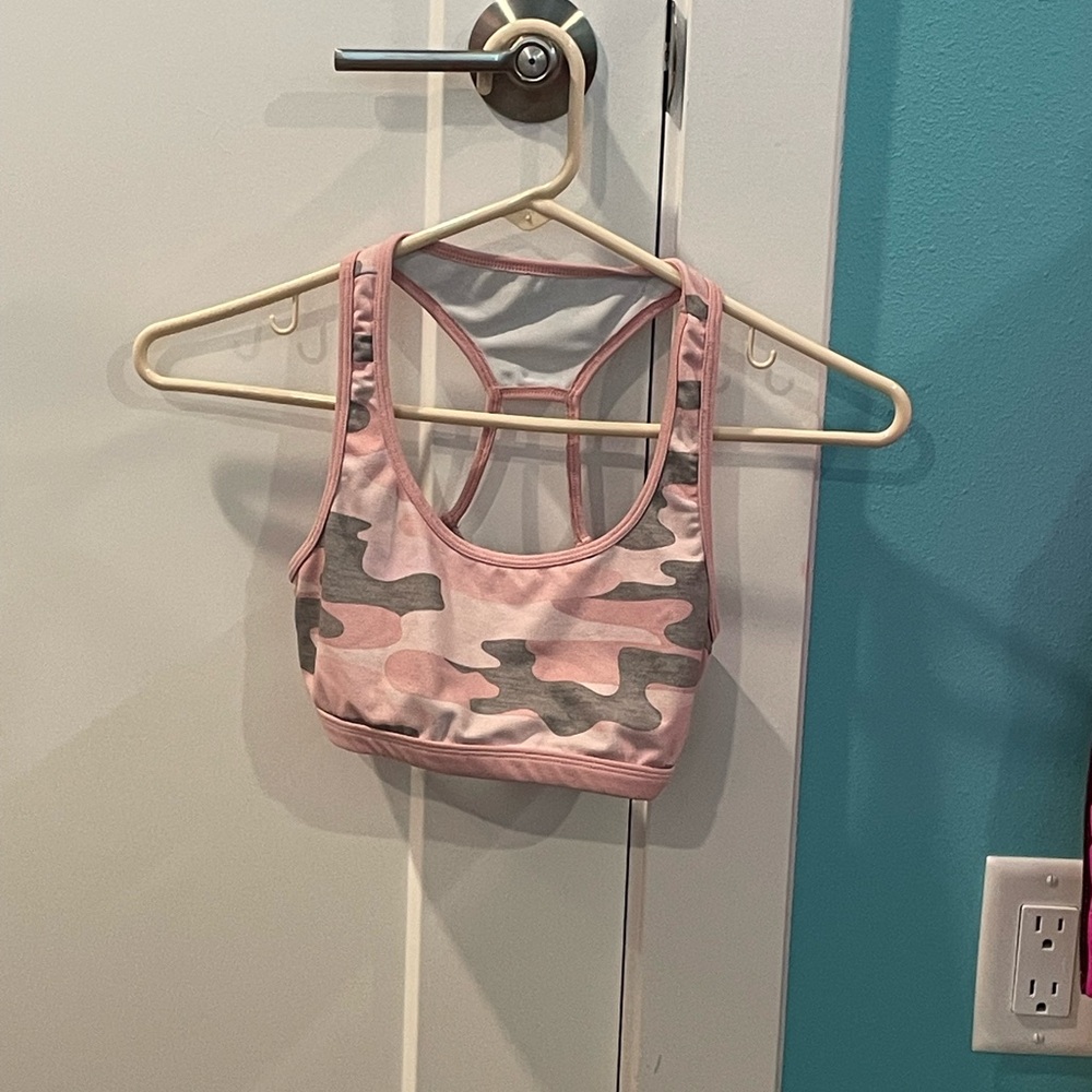 Camo sport bra
